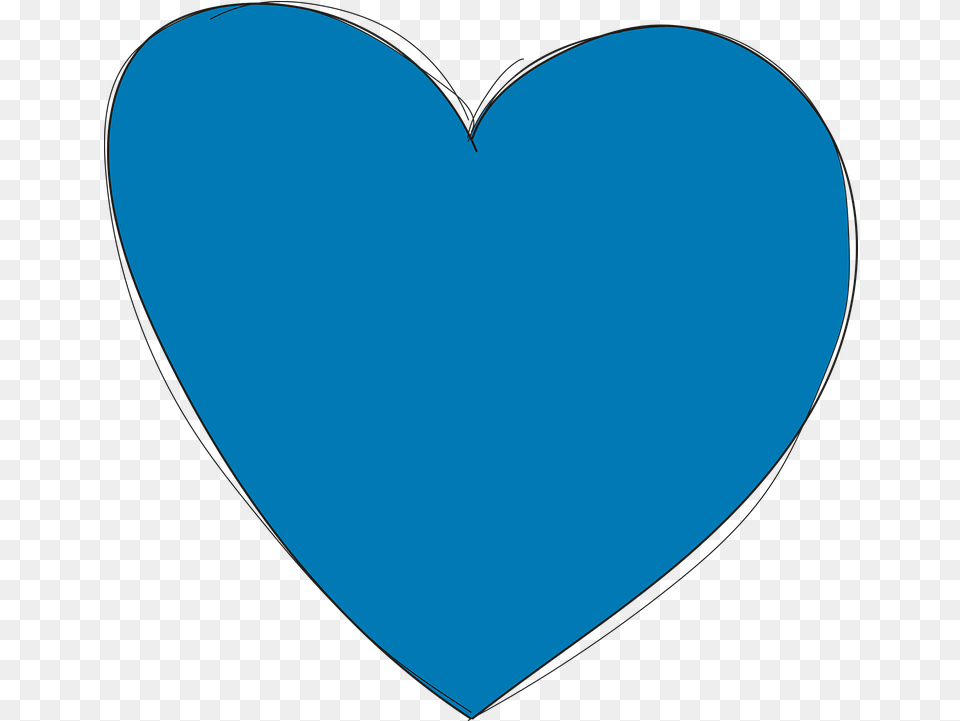 Heart Blue Love Vector Graphic On Pixabay Free Transparent Png