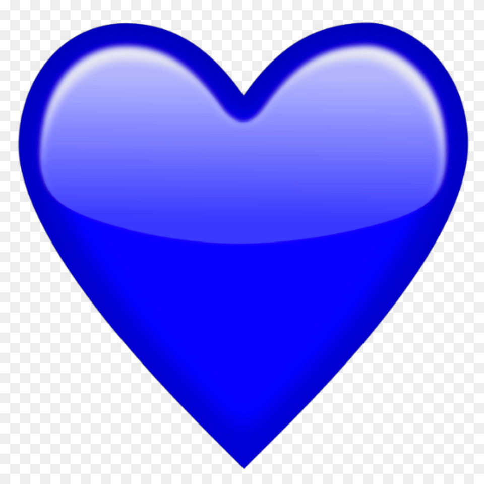 Heart Blue Whatsapp Imessage Emoji, Balloon Free Transparent Png