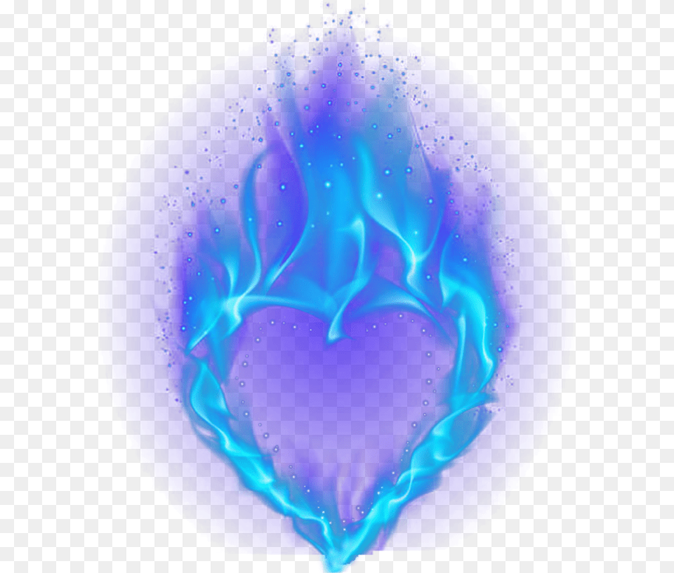 Heart Blueflame Fire Sticker Owned By Sona75 Light Blue Heart No Backround, Pattern, Accessories, Baby, Person Png