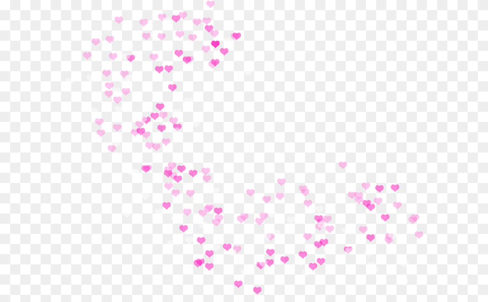 Heart Bokeh, Paper, Confetti, Purple Free Png