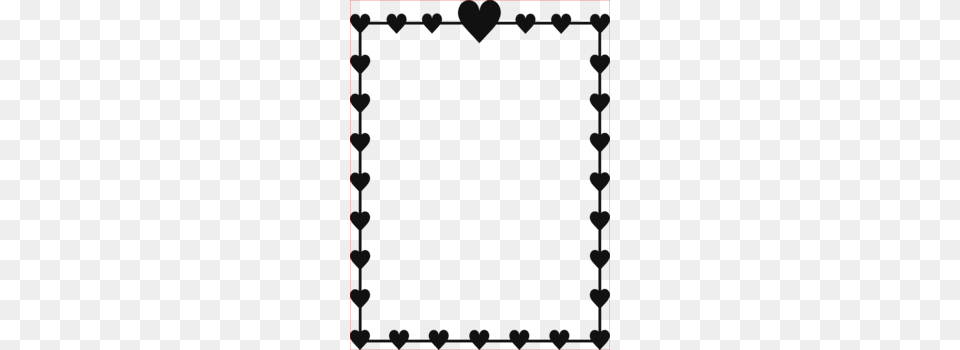 Heart Border Clipart Right Border Of Heart Clip Art, Home Decor Png Image