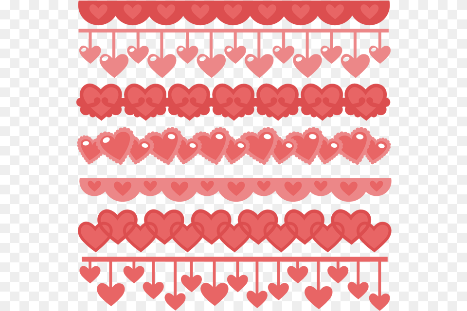 Heart Border Download Heart Border Svg, Pattern Free Png