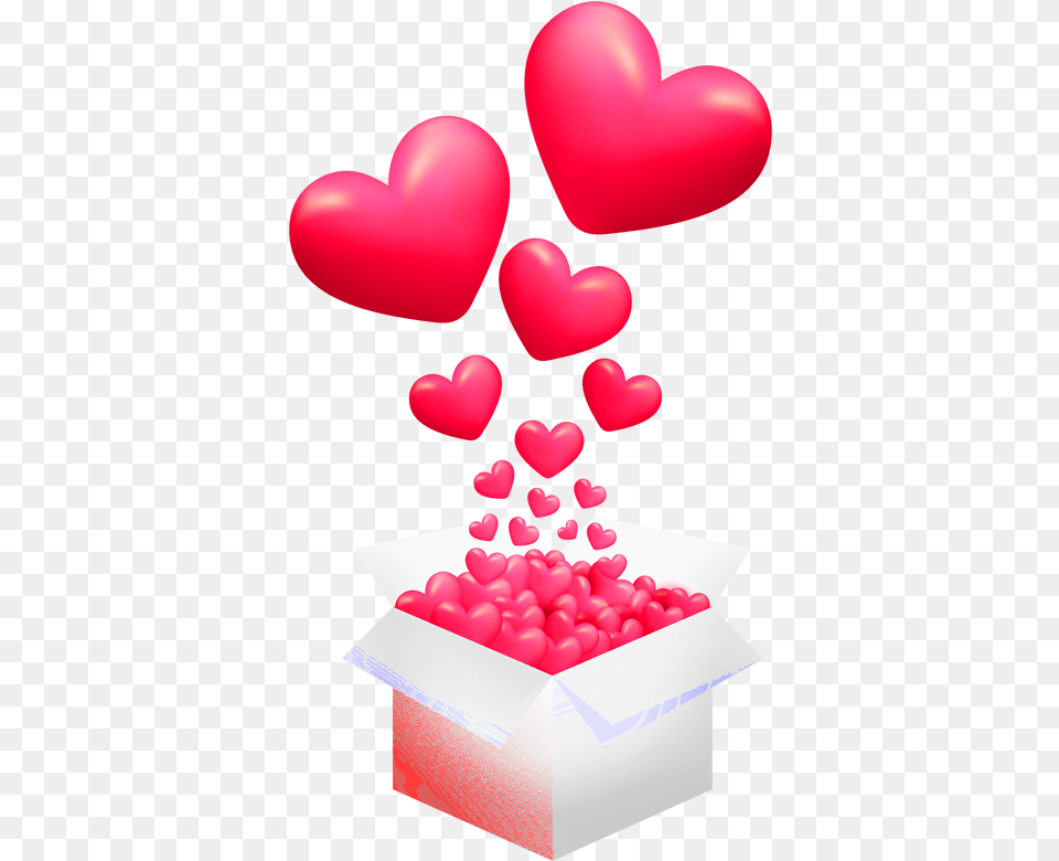 Heart Box Background Image Valentines Clipart, Balloon Free Transparent Png