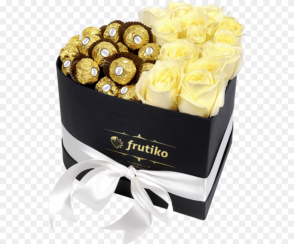 Heart Box White Rose Ferrero Rocher, Flower, Flower Arrangement, Flower Bouquet, Plant Free Png