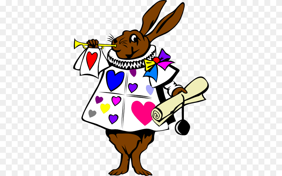 Heart Bunny With Trumpet Clip Art, People, Person, Baby Free Transparent Png