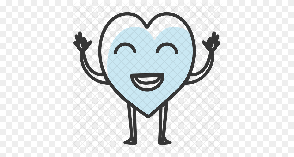 Heart Cartoon Icon Of Colored Outline Vatican Museums Free Png