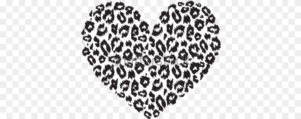 Heart Cheetahprint Print Leopard Print Heart, Home Decor, Pattern, Animal, Mammal Free Png Download
