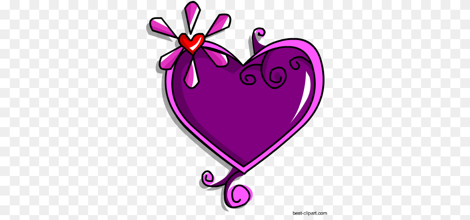 Heart Clip Art Images And Graphics, Purple, Balloon, Floral Design, Pattern Free Png Download