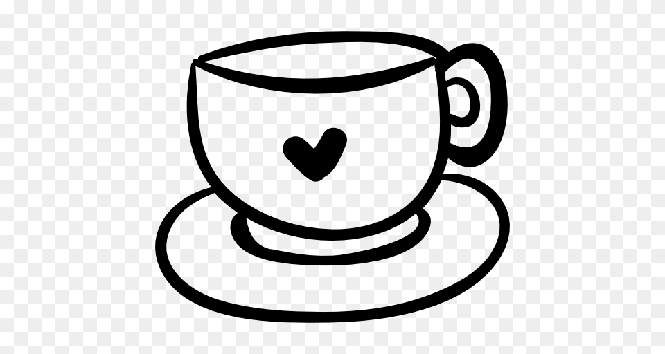 Heart Clip Art Tea Cup, Saucer, Smoke Pipe, Beverage, Coffee Free Png Download