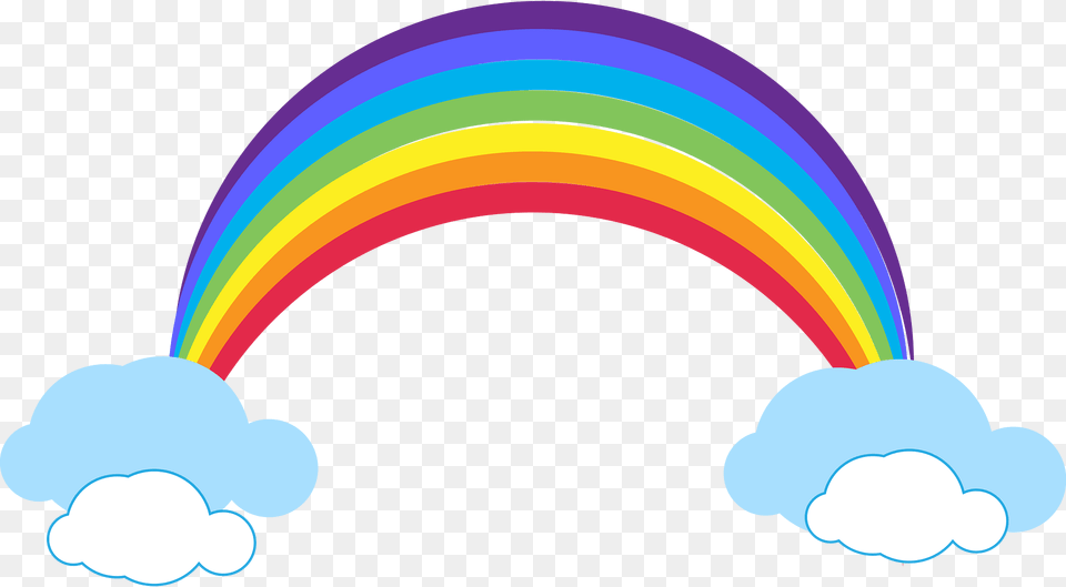 Heart Clipart, Nature, Outdoors, Rainbow, Sky Png Image