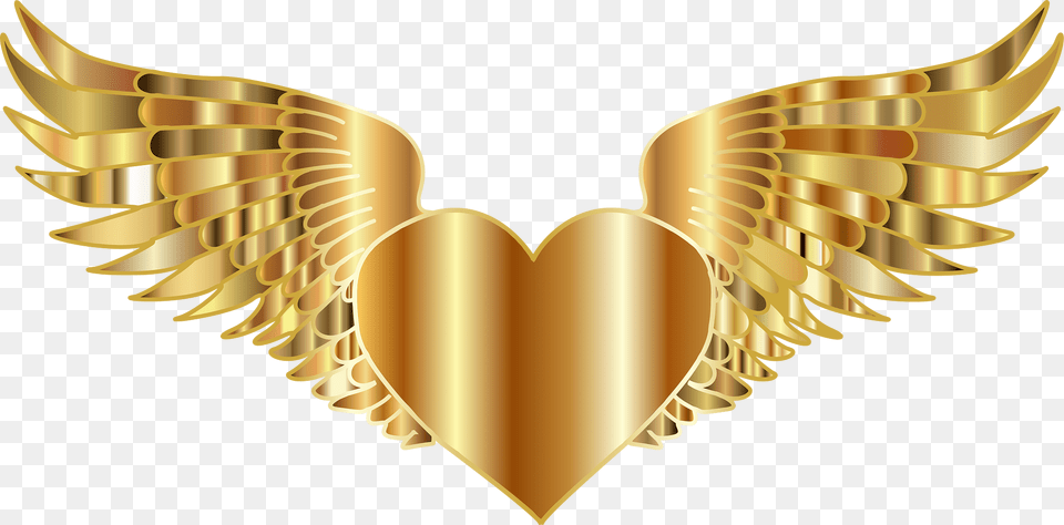 Heart Clipart, Gold, Symbol, Logo, Emblem Png