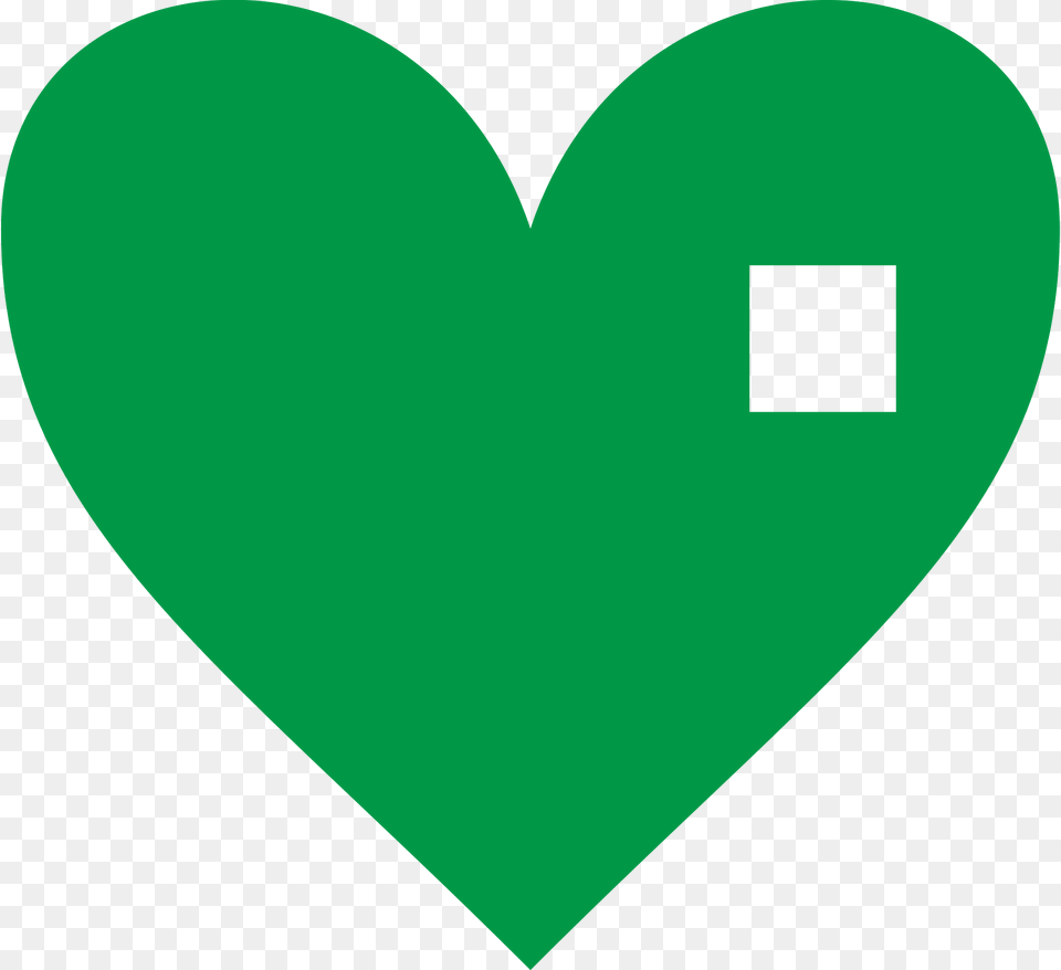 Heart Clipart, Green Free Transparent Png