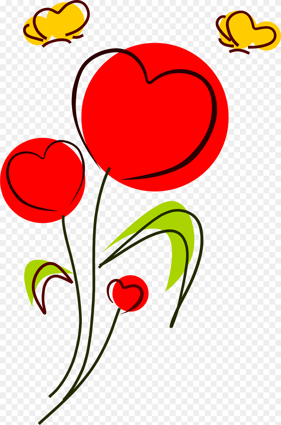 Heart Clipart, Art, Graphics, Pattern, Flower Png Image