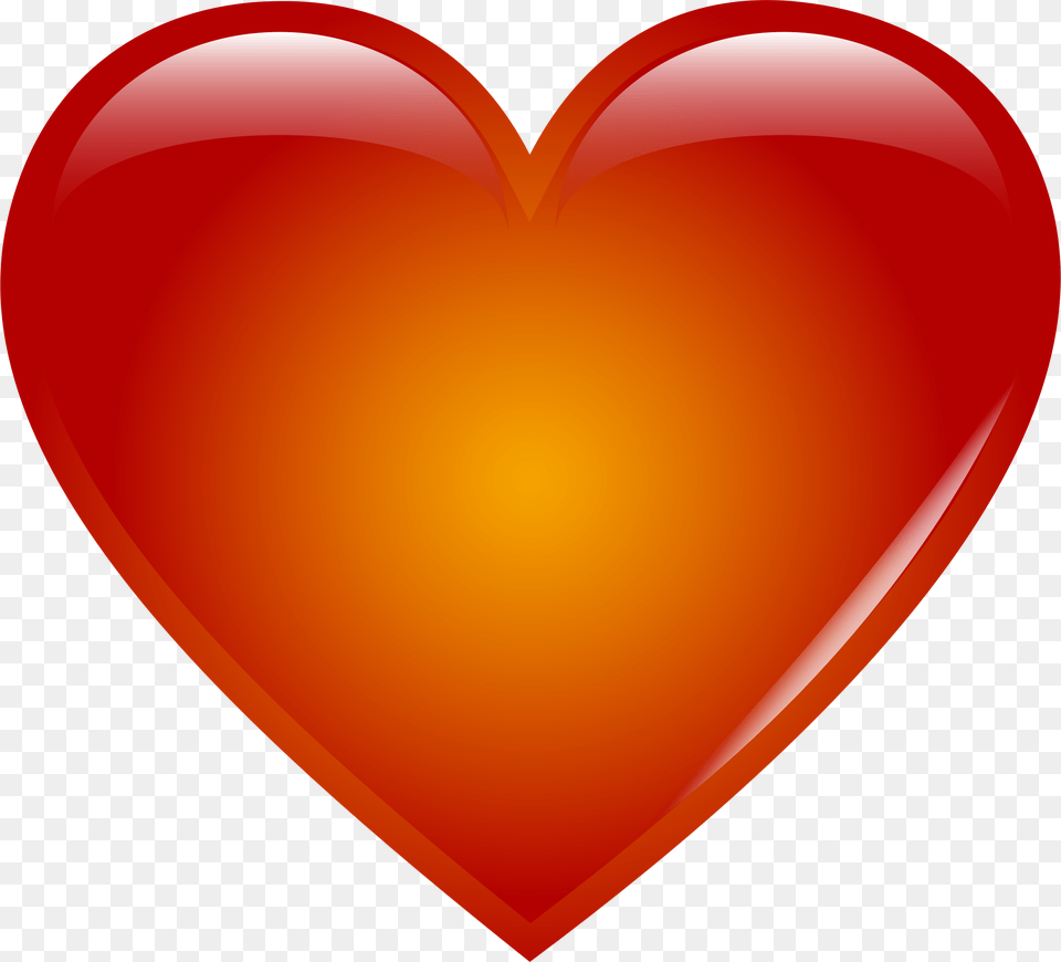 Heart Clipart Background Images Orange And Red Heart, Balloon Free Png