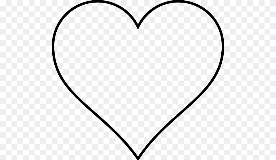 Heart Clipart Black And White Nice Clip Art, Gray Png Image