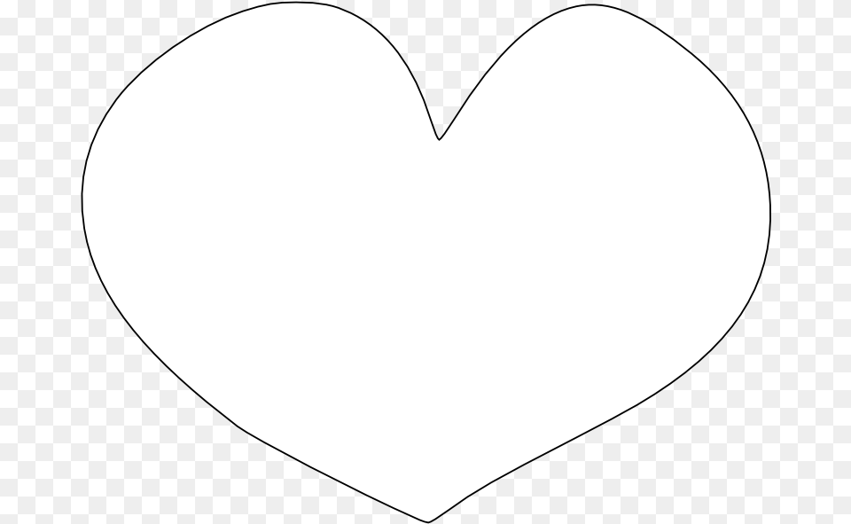 Heart Clipart Black And White White Heart Black Background, Astronomy, Moon, Nature, Night Free Png