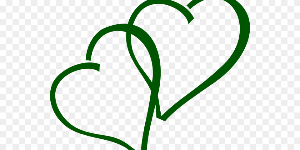 Heart Clipart Green, Clothing, Flip-flop, Footwear, Bow Free Png