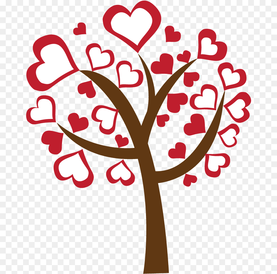 Heart Clipart Heart Tree Heart Tree Transprent, Dynamite, Flower, Plant, Weapon Free Png