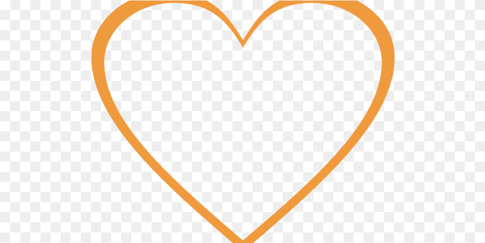 Heart Clipart Orange Heart, Person Png