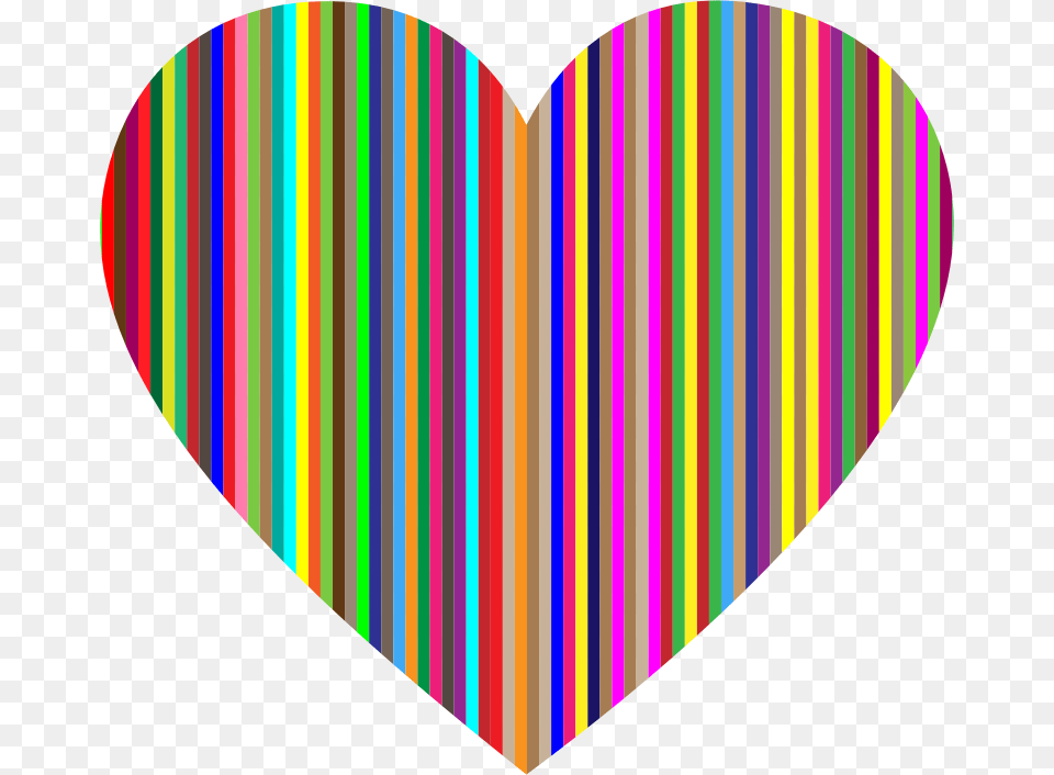 Heart Clipart Stripes Png Image