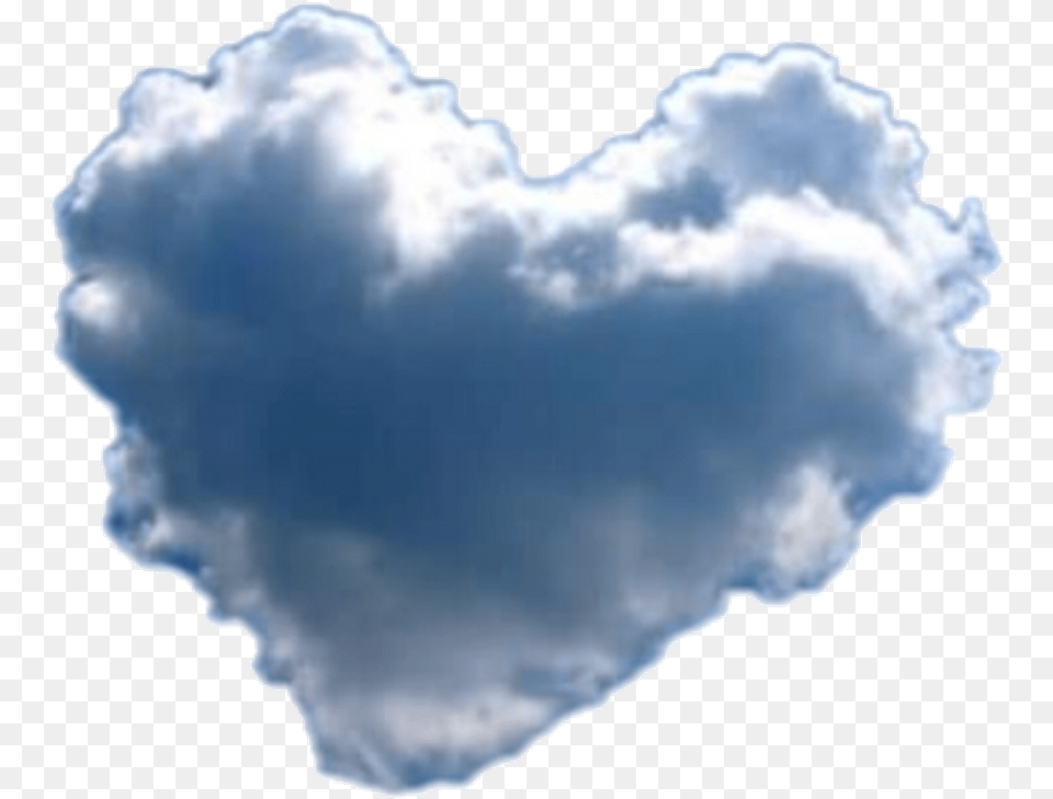 Heart Cloud Heart Cloud Sticker, Cumulus, Nature, Outdoors, Sky Free Png Download