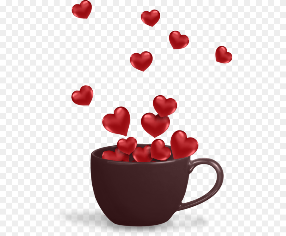 Heart Coffee Mug Magiczny Kuferek Roznosci Piatek, Cup, Flower, Petal, Plant Free Png