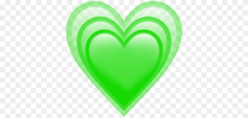 Heart Corazon Green Verde Emoji Stickerscorazones Iphone Heart Emoji Free Png