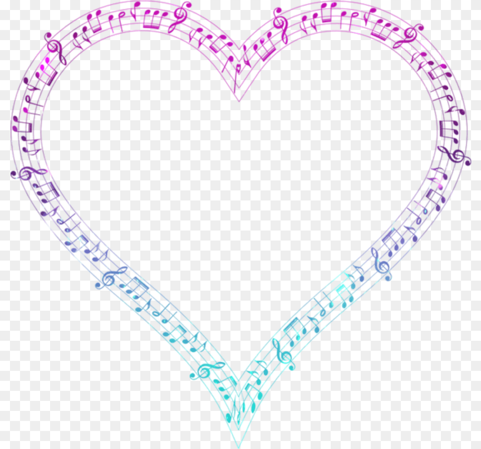 Heart Corazon Violet Violeta Turquoise Turquesa Heart Music Note Svg, Purple, Accessories, Jewelry Png
