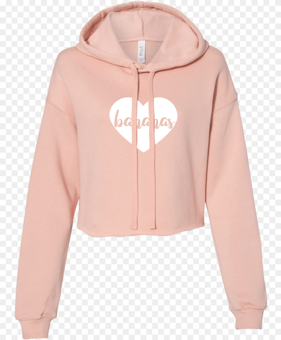 Heart Cropped Hoodie, Clothing, Hood, Knitwear, Sweater Free Transparent Png