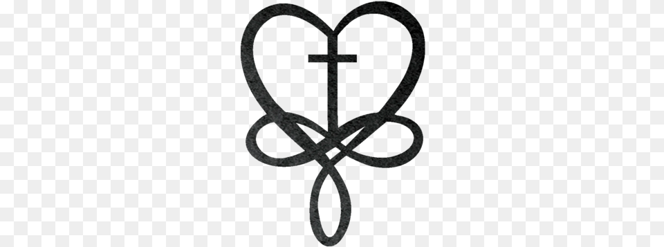 Heart Cross Infinity Tattoo, Symbol Png Image