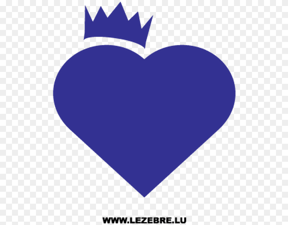 Heart Crown Decal T Shirts Cao Azul, Logo Png