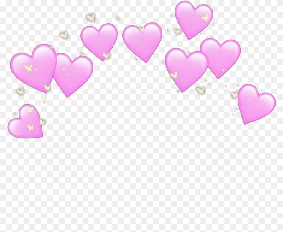 Heart Crown Emoji, Purple Free Transparent Png