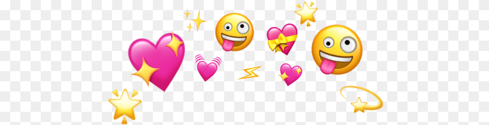Heart Crown Emoji Free Transparent Png