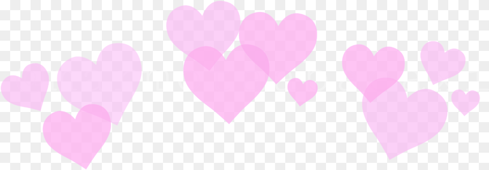Heart Crown Filter Snapchat Cute Black Heart Crown Free Transparent Png