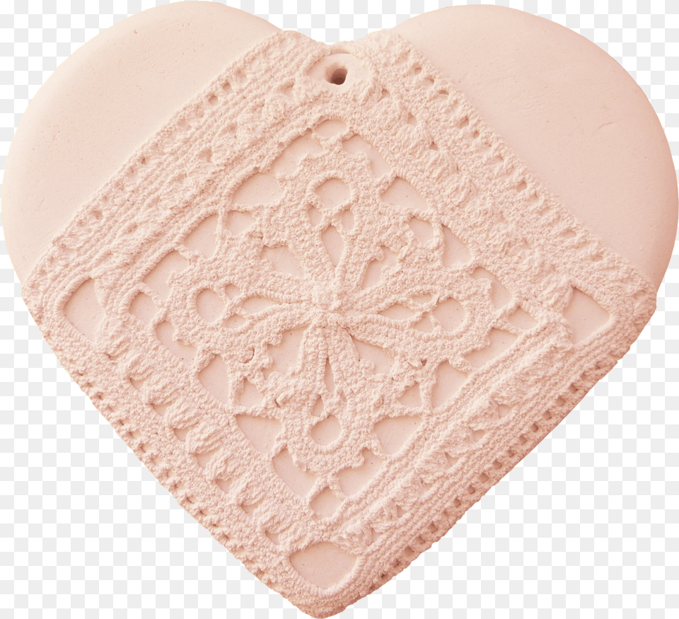 Heart Crude Soft Pink Guipure To Perfume Heart, Home Decor, Lace Png