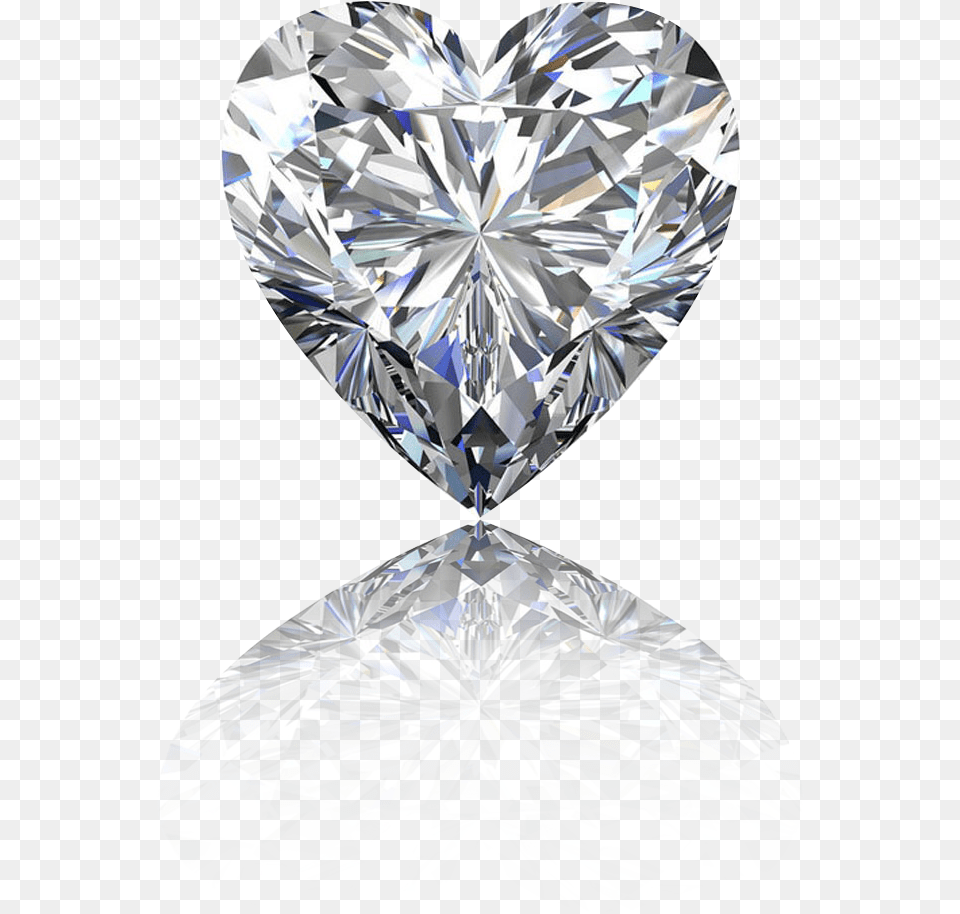 Heart Cut Cubic Shaped Shape Diamond Zirconia Clipart Heart Made Of Diamond, Accessories, Gemstone, Jewelry Free Png