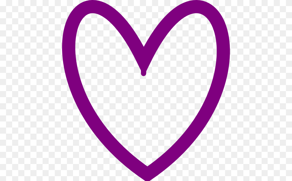 Heart Cute Transparent U0026 Clipart Download Ywd Purple Heart Outline Clipart, Bow, Weapon Free Png