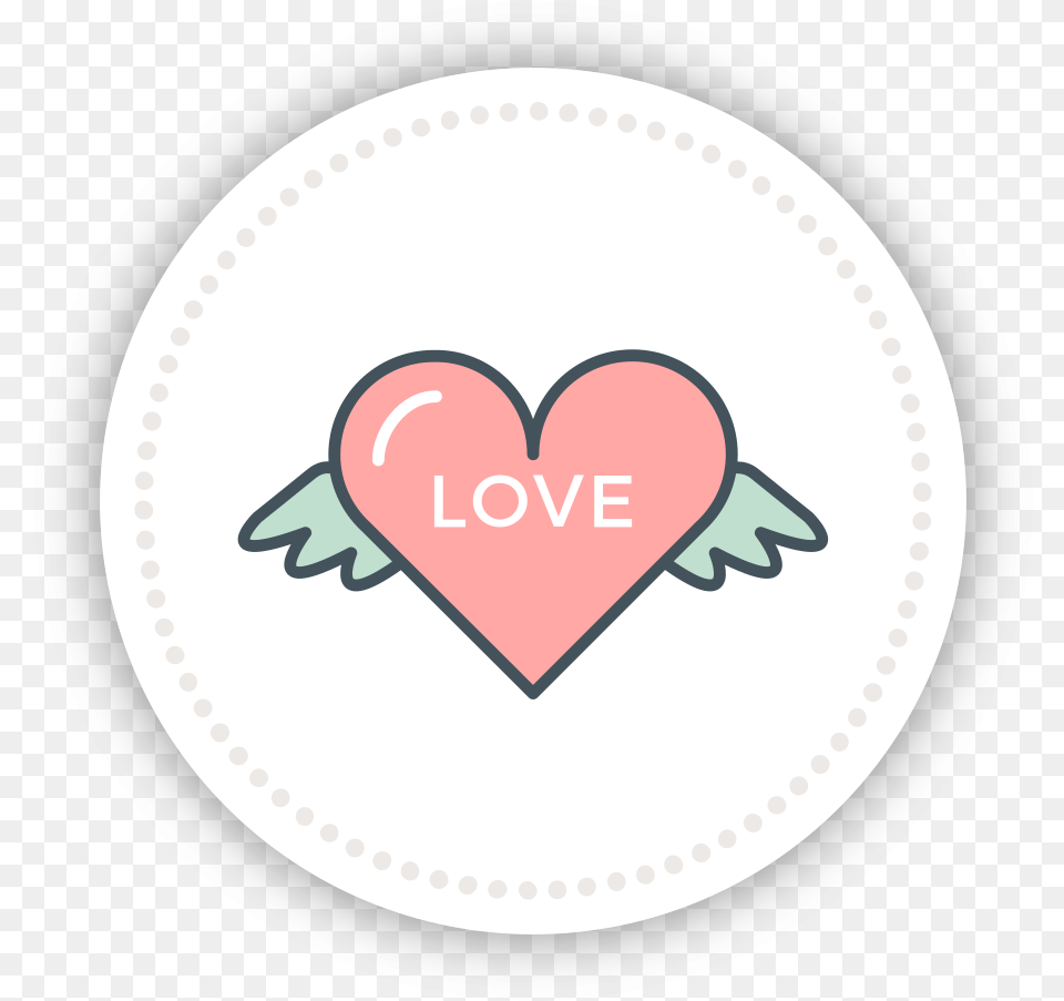 Heart Cute Wing With Background Lovely Png