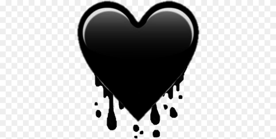 Heart Dark Slime Sad Goth Love Gothic Aesthetic Dripping Heart Effect Picsart, Logo Png Image