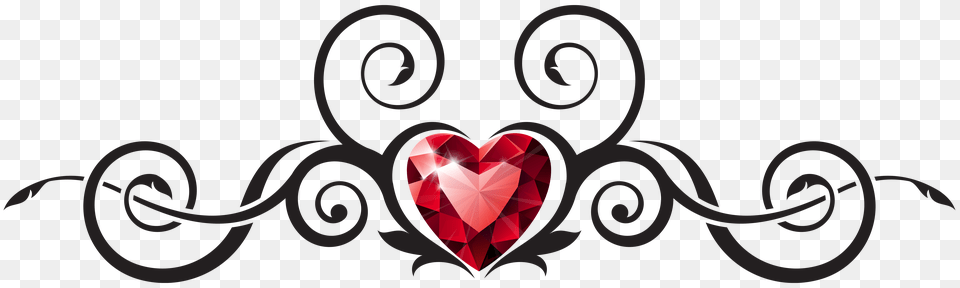 Heart Decor Transparent Clip Art, Symbol Free Png