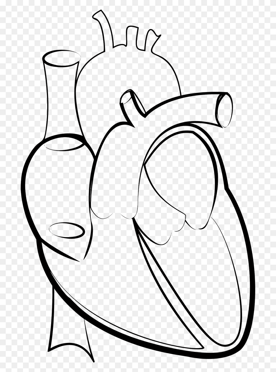 Heart Diagram Black And White Clipart, Pottery, Jar, Vase, Dynamite Png