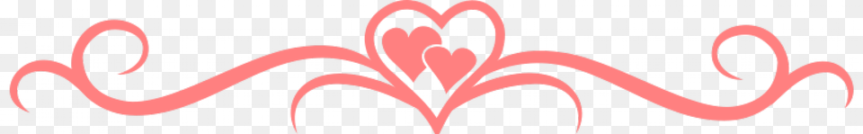 Heart Divider, Art, Graphics, Pattern Png Image