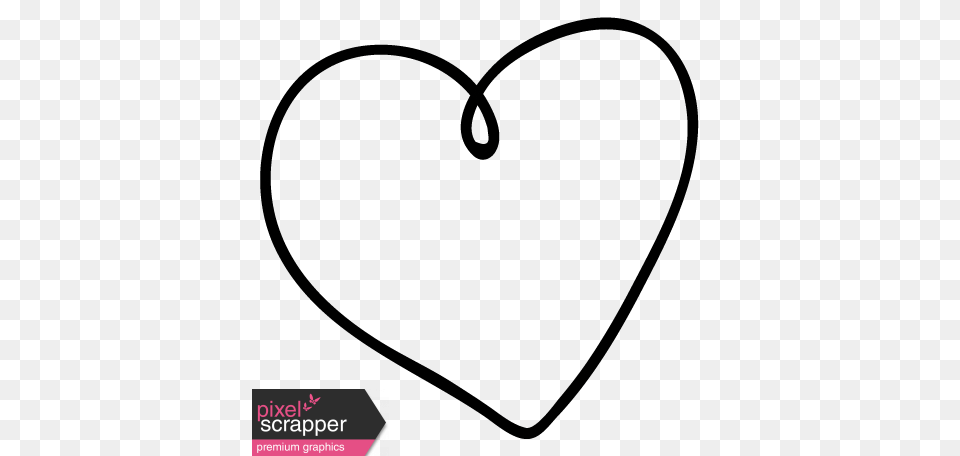 Heart Doodle Template Graphic Free Png Download