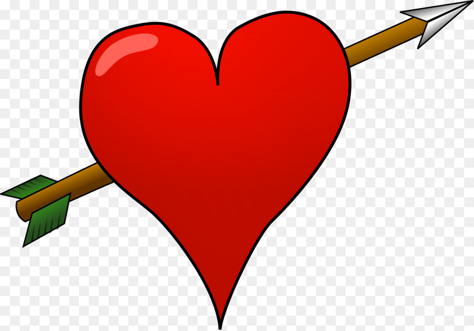 Heart Drawing Arrow Anatomy Png