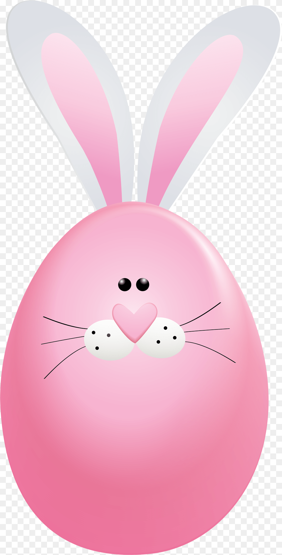 Heart Easter Cartoon Rabbit Egg Bunny Clipart Rabbit, Balloon, Food, Appliance, Ceiling Fan Free Png