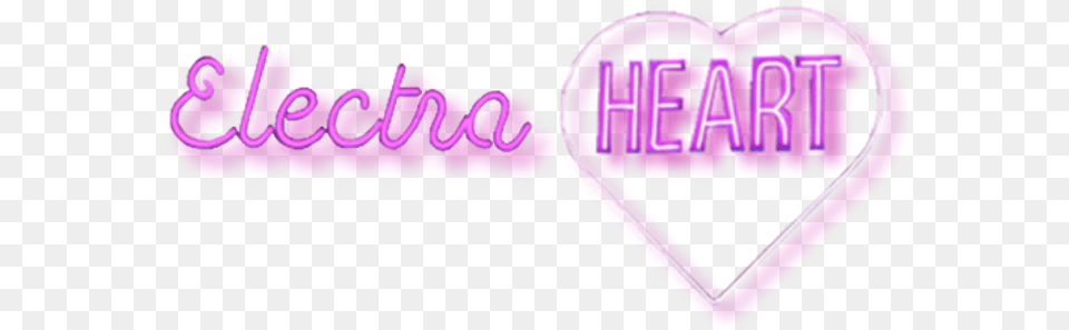 Heart Electraheart Electra Neon Love Cute Purpleneonheart Heart, Purple, Light Free Transparent Png