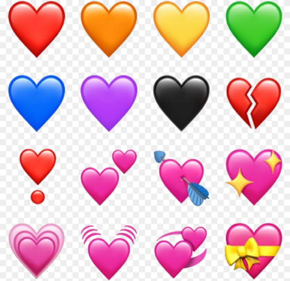 Heart Emoji All Colors, Symbol, Balloon Png