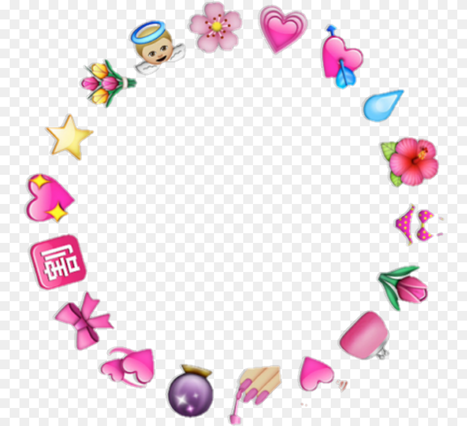 Heart Emoji Circle, Baby, Face, Head, Person Png Image