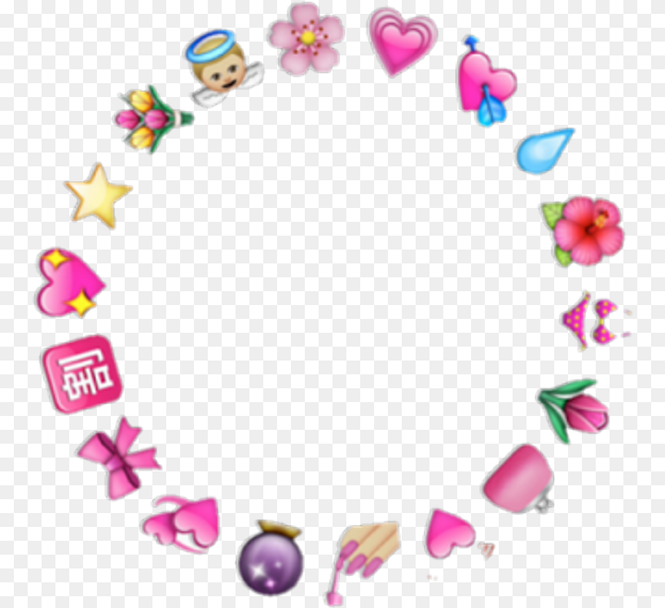 Heart Emoji Circle, Accessories, Face, Head, Person Free Transparent Png