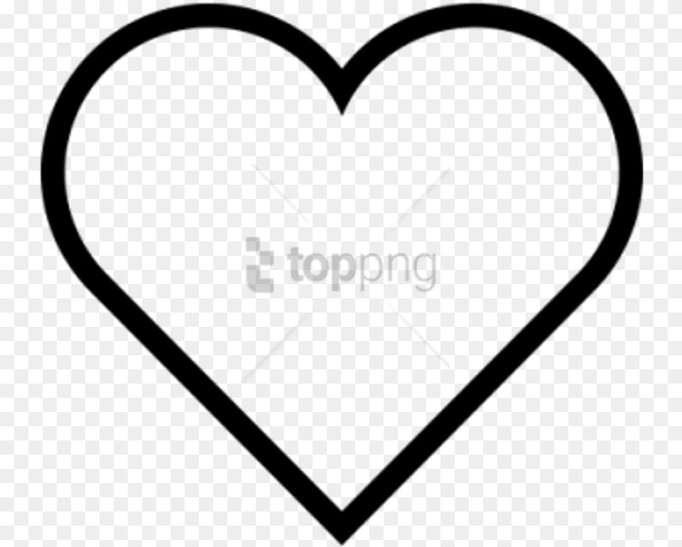 Heart Emoji Coloring Page, Stencil Png Image